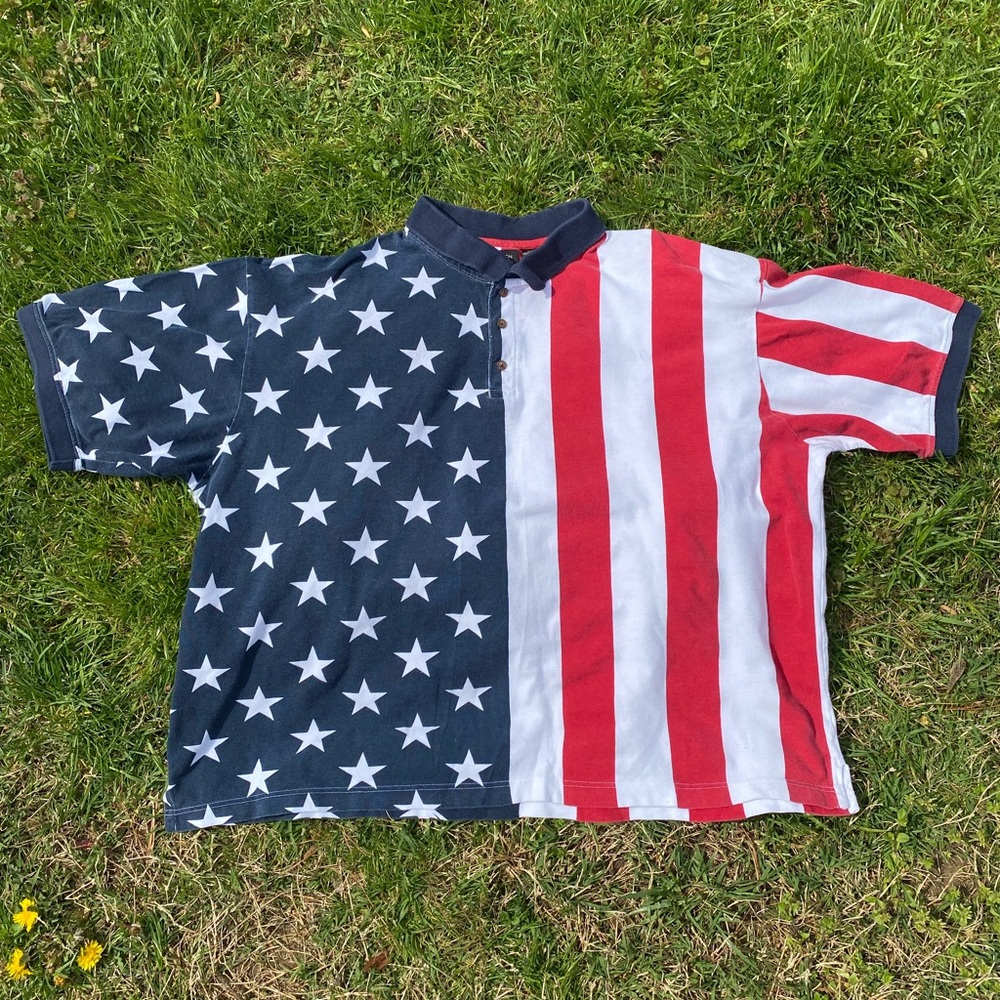 American Flag Polo shirt 3XL 🇺🇸